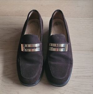 Vintage Suede Gucci Loafers